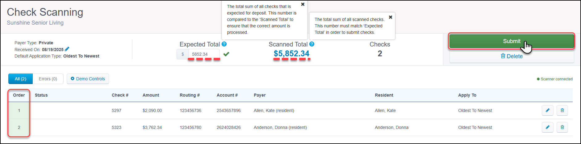 ALIS Pay: Check Scanning Reference Guide – Medtelligent