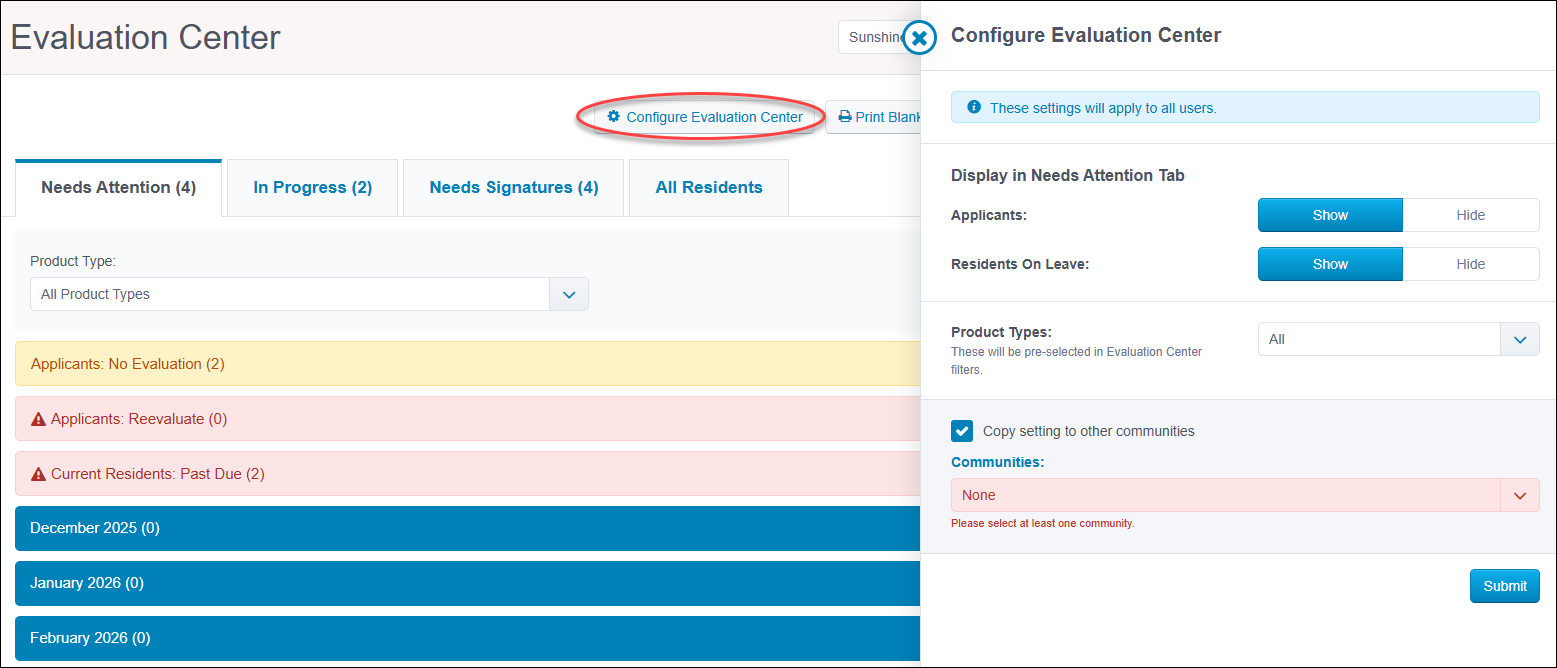 Evaluation Center Reference Guide – Medtelligent