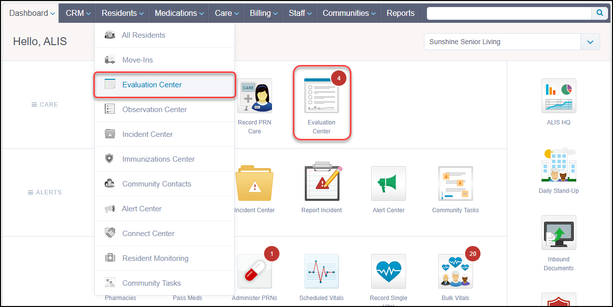 Evaluation Center Reference Guide – Medtelligent