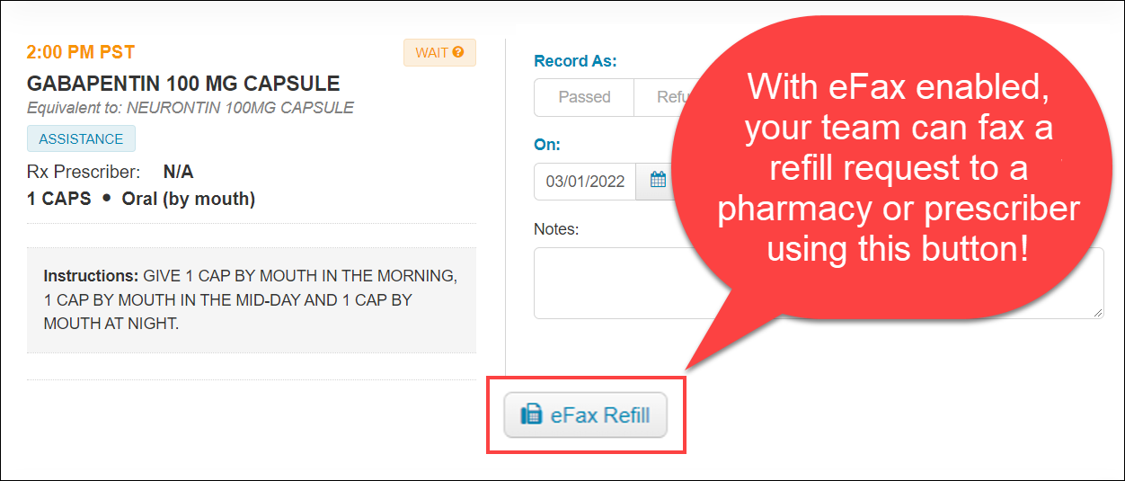 eFax Refills – Medtelligent